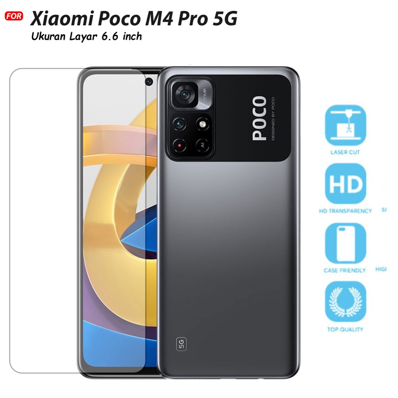 Tempered Glass Xiaomi Poco M4 Pro - Anti Gores Kaca Premium Quality