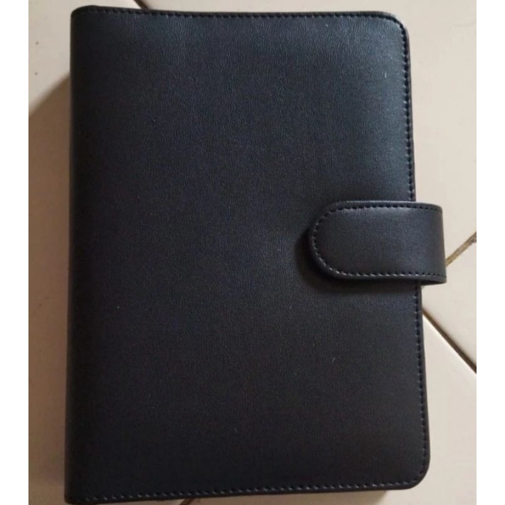 

Buku agenda binder ring cover kulit ukuran 32k / Buku agenda organizer