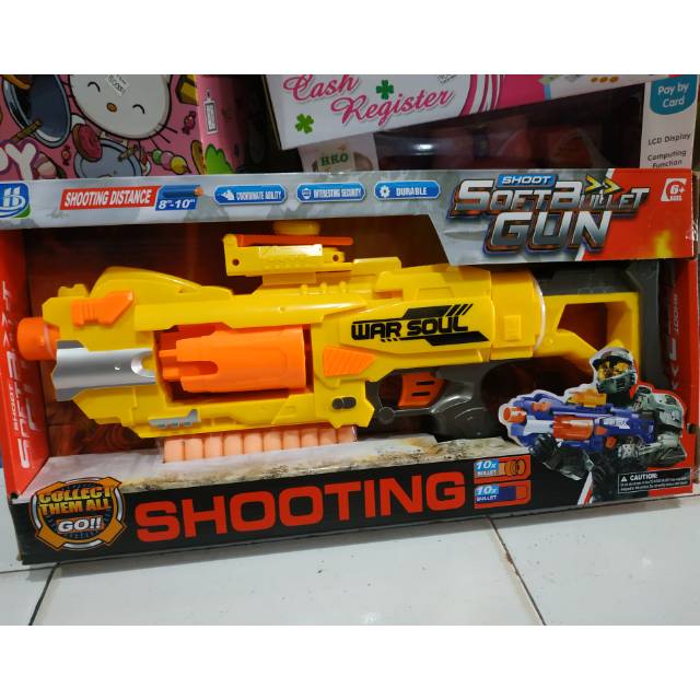 Semi Auto Gun Sniper Blaze Storm Tembakan Pistol Nerft Panjang