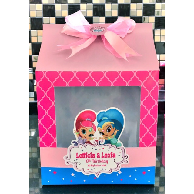 

Box Kotak Souvenir Ultah Mika Window Shimmer and Shine