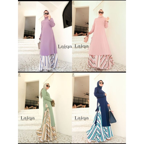 LAIQA SET TUNIK DAN ROK BY AZZAHRA PREMIUM