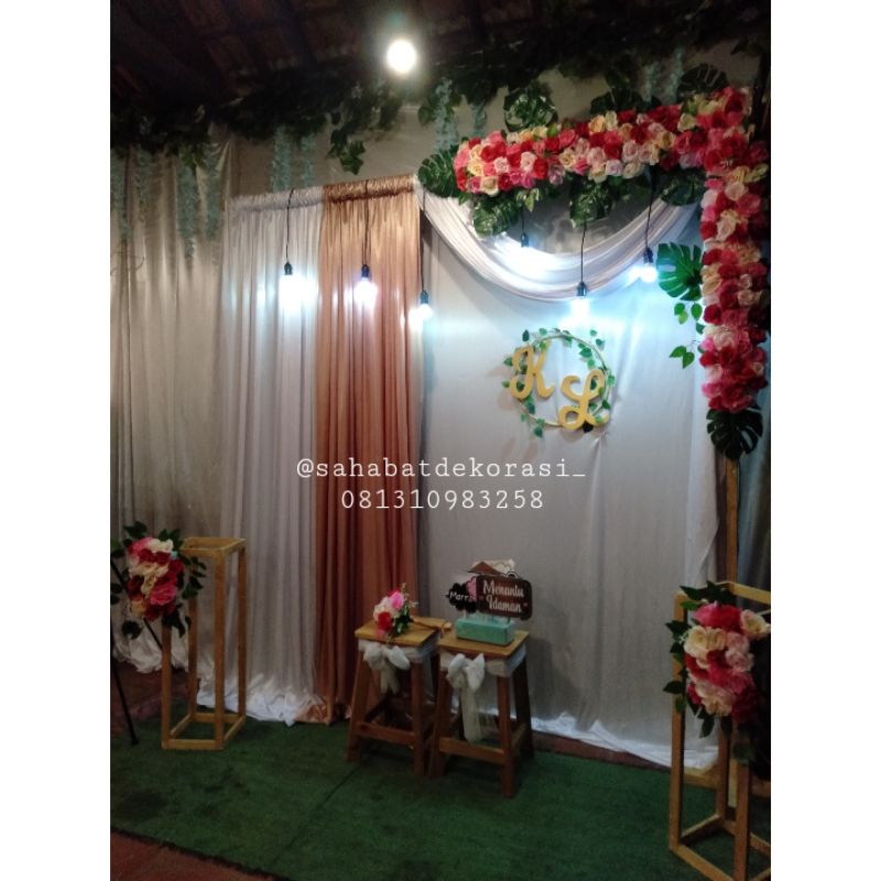 Backdrop Akad/Lamaran Bekasi