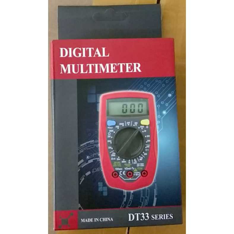 Pocket Size Digital Multimeter AC/DC Voltage Tester - DT33D