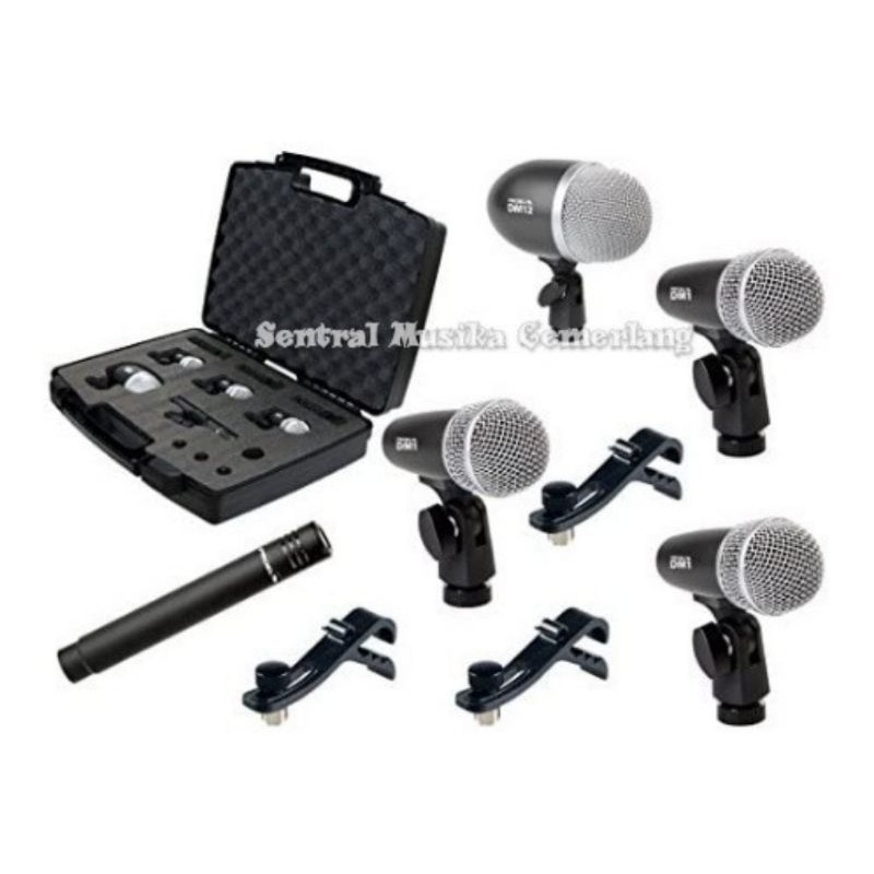Mic Drum Proel Drum Microphone Set DMH5XL 5 Pieces with Case