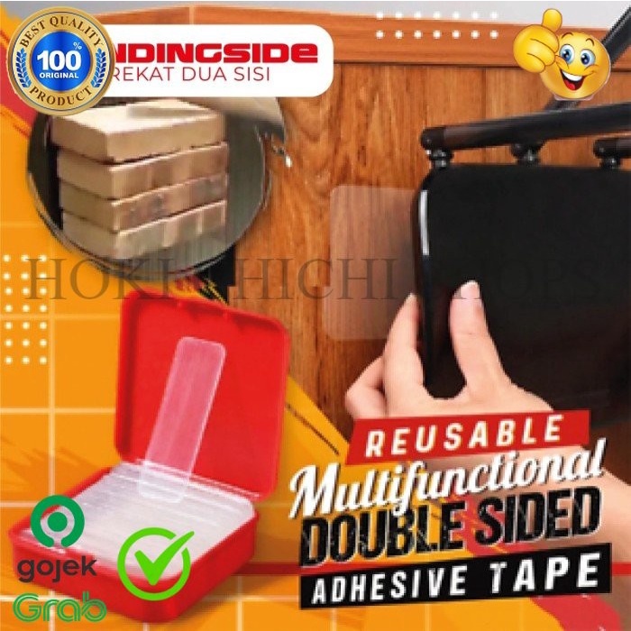 

BONDING SIDE Double Tape Merekat duasisi kuat transparan dan elastis ORIGINAL CC