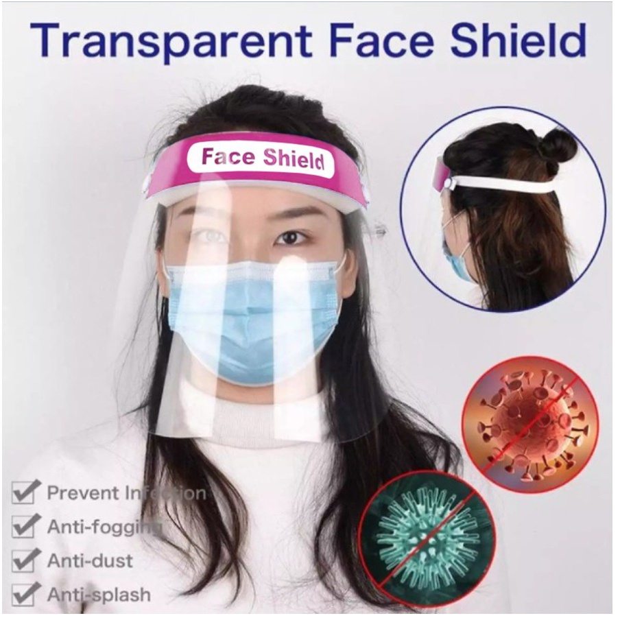 FACESHIELD FACE SHIELD DEWASA ANTI KABUT DAN VIRUS