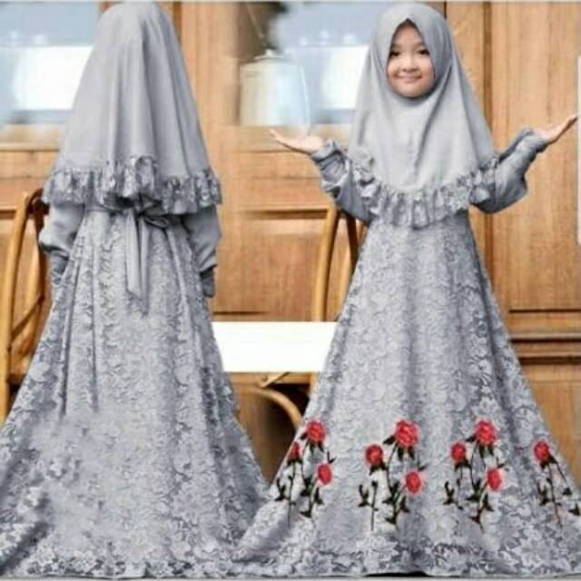  Baju  anak  perempuan HARBIE JERSEY gamis  muslim terbaru  