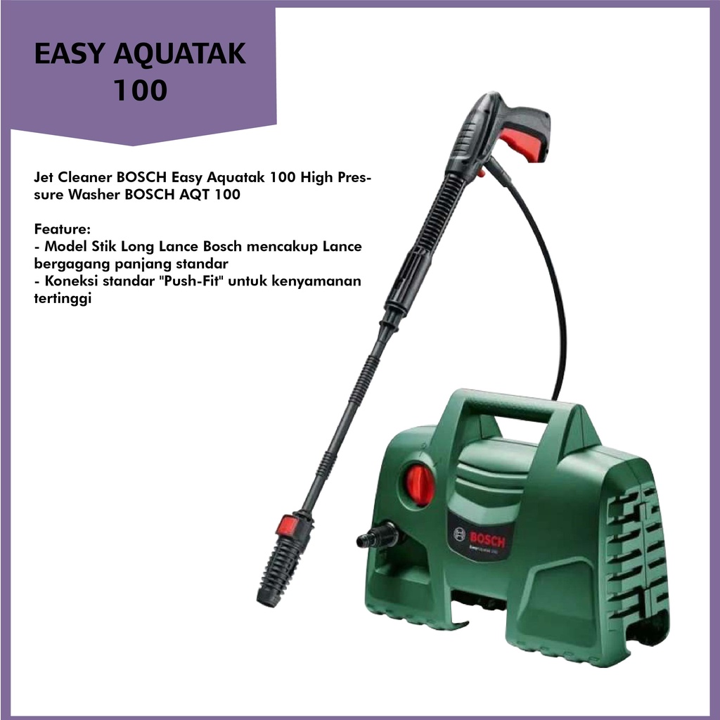 High Pressure Washer EasyAquatak 100LL | BOSCH | Bosch AQUATAK 100LL | Bosch EasyAquatak 100 High Pr