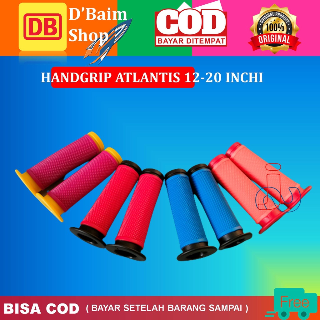 Handgrip Sepeda Atlantis Karet Stang Sepeda