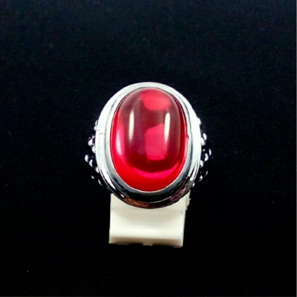 CINCIN BATU MERAH SIAM BANGKOK SUPER WARNA MERAH FANTA