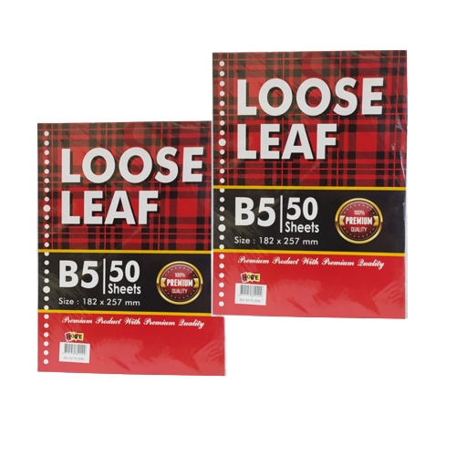 

TBMO LOOSE LEAF HORE B5-50 GARIS