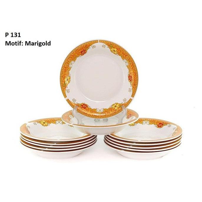 VICenZa piring Lontong / piring makan 9inch (1lusin) P131