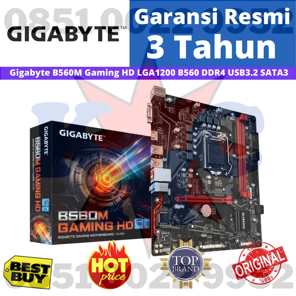 Motherboard Gigabyte B560M Gaming HD LGA1200 B560 DDR4 USB3.2 SATA3