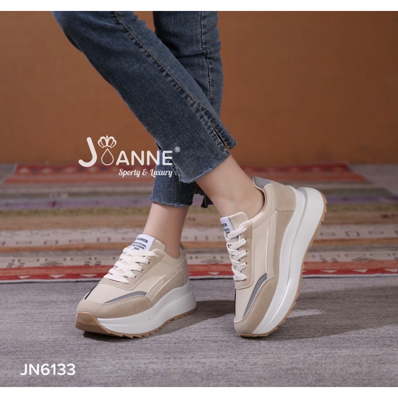 RESTOCK!! JOANNE Highsole Sporty Sneakers Shoes JN6133 [ORIGINAL BRAND]