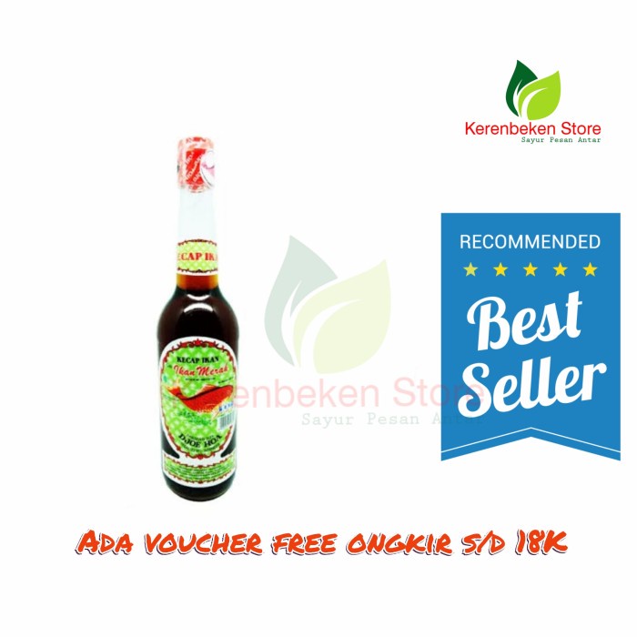 

kecap ikan cap ikan merah DJOE HOA 620ml botol