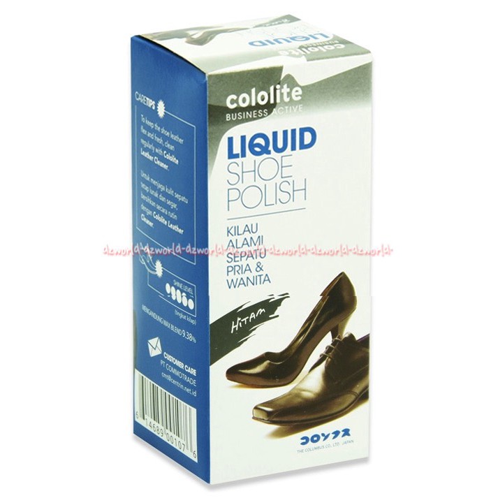 Cololite Shoe Polish Neutral 45ml Cairan Semir Sepatu Warna Netral Pakai Sponge Kololite