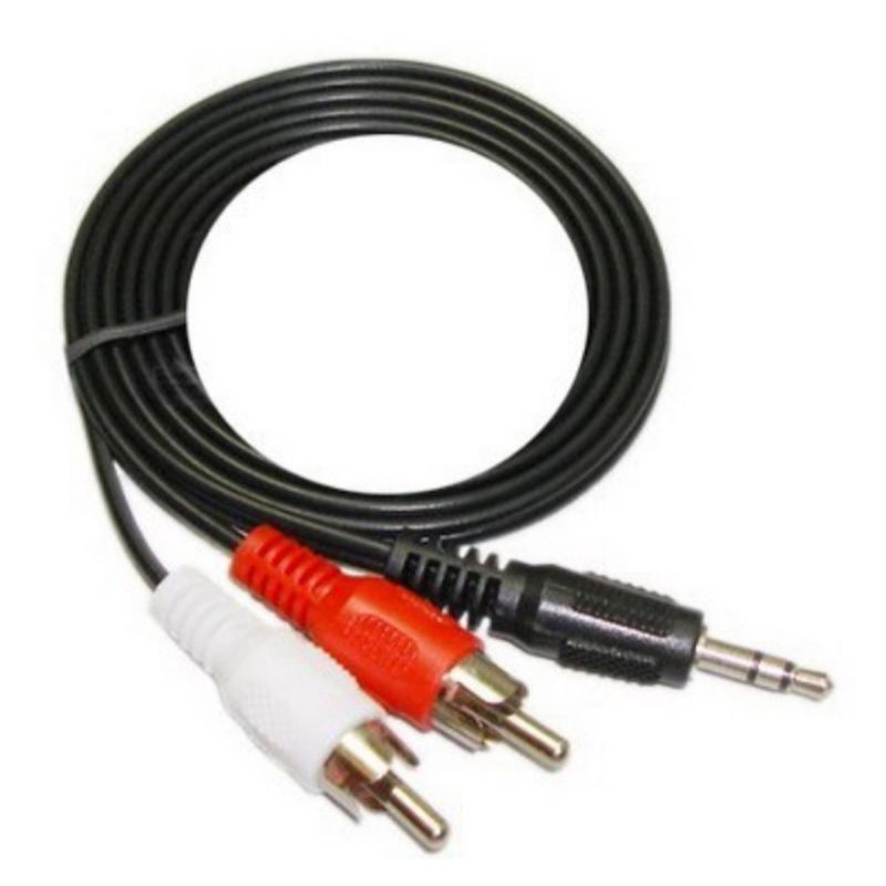 kabel rca/Kabel Audio to Rca 2in1 3meter / kabel rca 3meter kabel rca rca kabel 3 meter kabel speaker kabel audio speaker