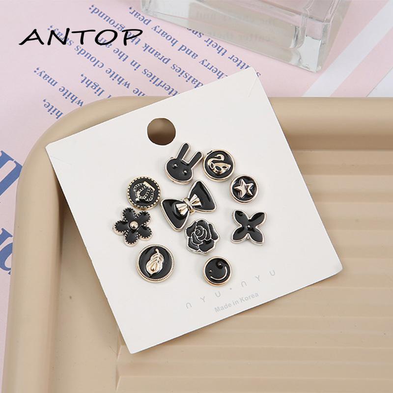 5 / 10PCS Bros Pin Wanita Tanpa Kancing Invisible Dapat Dilepas Untuk Pakaian / Sweater