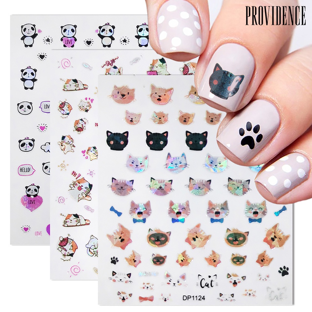 Providence Nail Sticker Beautiful Romantic 3D Adhesive Decal for Beauty Salon