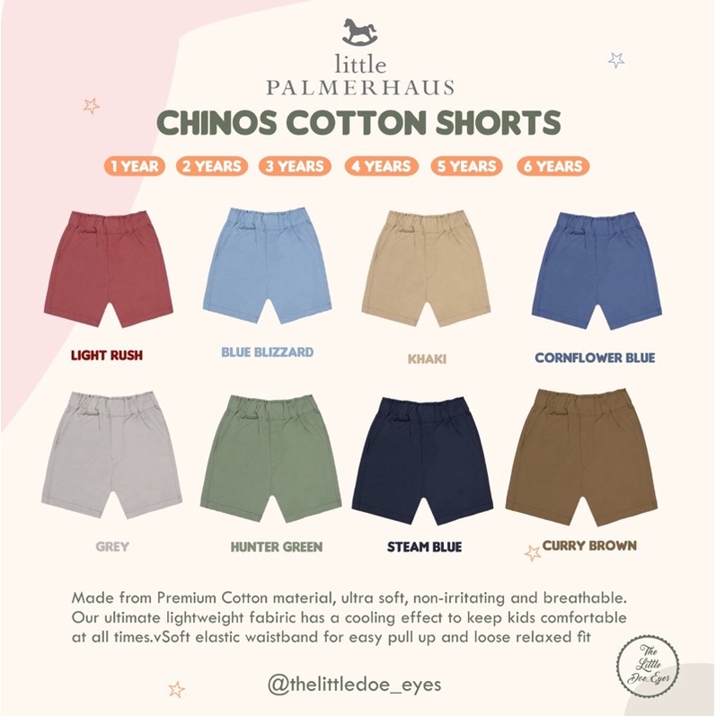 [READY] Little Palmerhaus Chinos Cotton Short