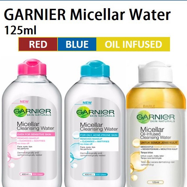 GARNIER MICELLAR CLEANSING WATER 125ML