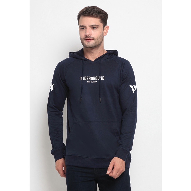 WILL-K LONDON “Underground" Hoodie Navy