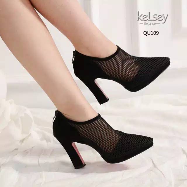 JJ109 SEPATU HAK KELSEY(BOOTS) QU109