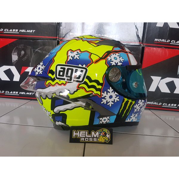 KYT VENDETTA 2 SNOWMAN PAKET GANTENG