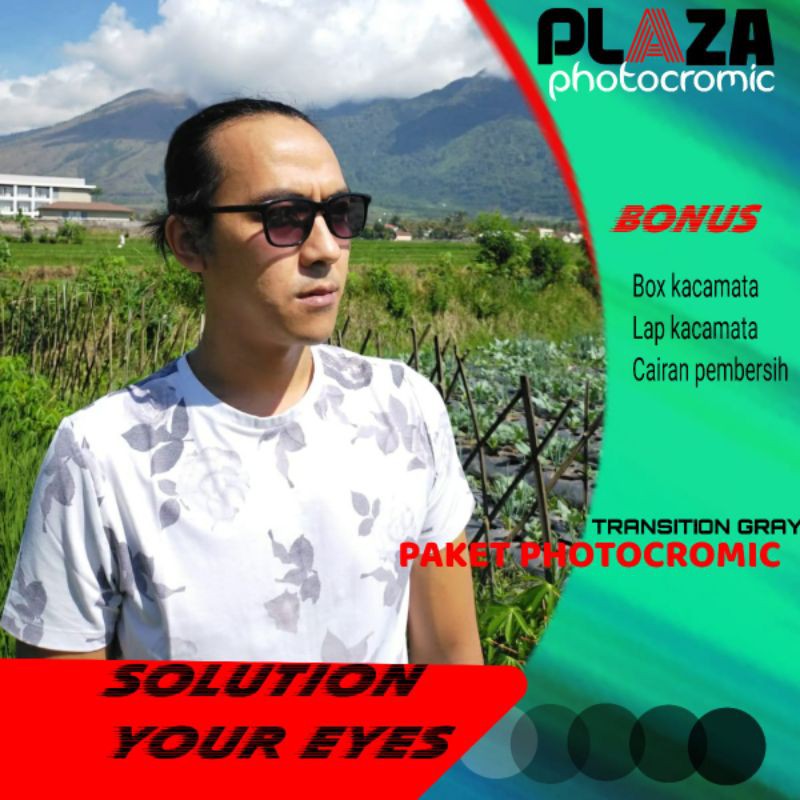kacamata photocromic pria|wanita kode75045 size 51□21-140