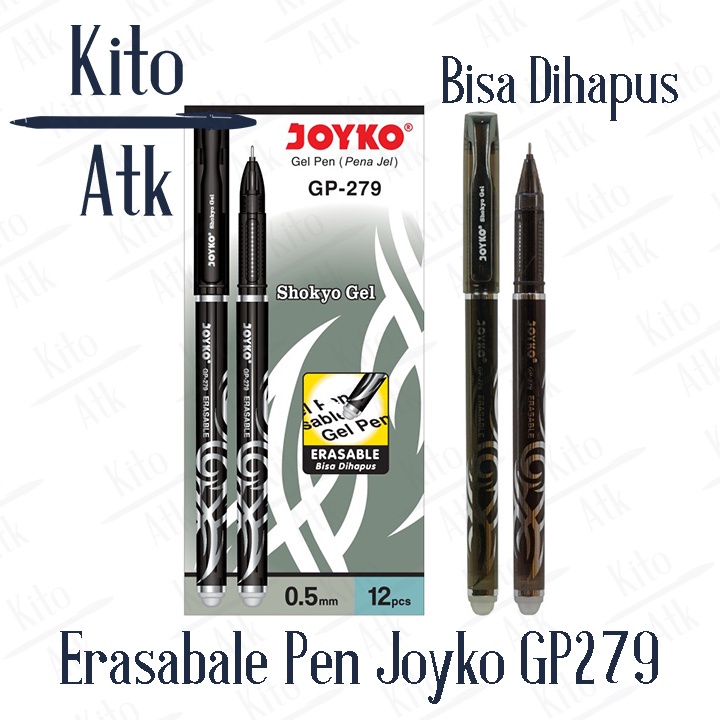 

Pulpen Joyko Erasable Bisa Dihapus Shokyo GP-279 / Erasable Pen Gel