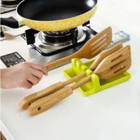 Tatakan Tutup Panci Sodet Spatula Holder Alat Masak Rak Dapur Kitchen Rack