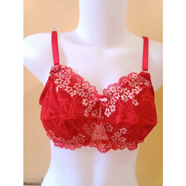 bh wanita bh bidadari bh tanpa busla tanpa kawat bh jumbo pbh full brukat bra jumbo nbf006