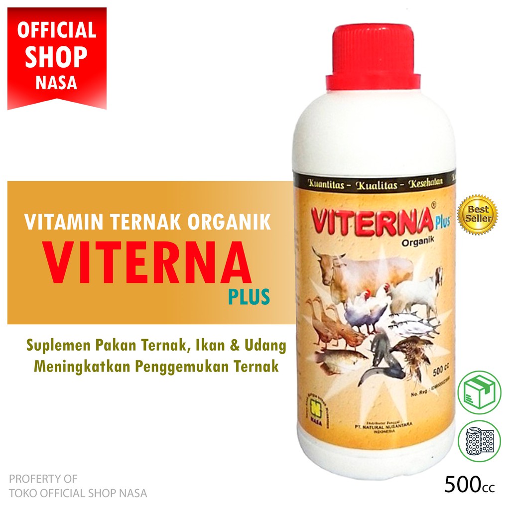 VITAMIN TERNAK Viterna Plus  - Vitamin Ayam - vitamin ternak - penggemuk sapi - penggemuk kambing