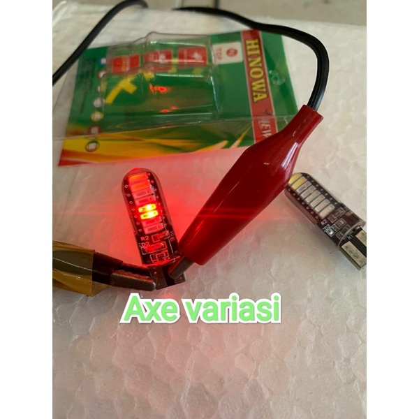 Lampu Senja T10 12 Volt 16 Led Nyala 4 Warna