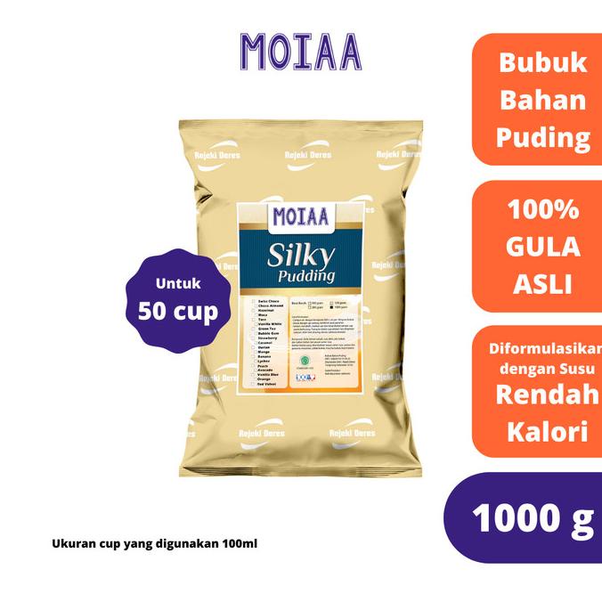 

MOIAA MOIA MOYA PUDING SILKY 1Kg READY 11.11| Bubuk Instan Kiloan