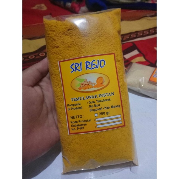 

JAMU TEMULAWAK SERBUK INSTAN 250gram