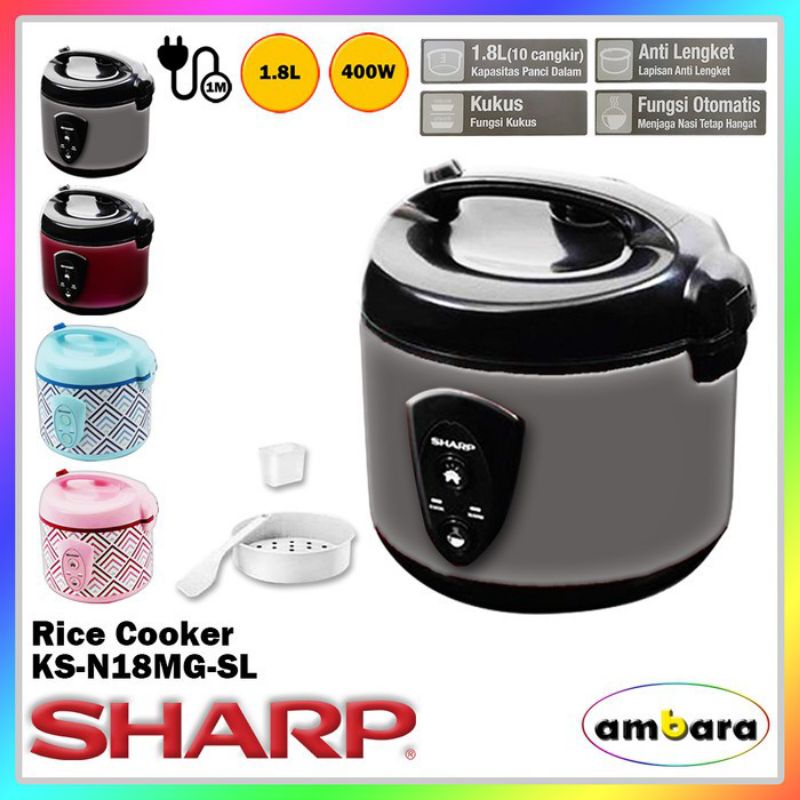 RICE COOKER SHARP 1,8LITER / MAGIC COM SHARP