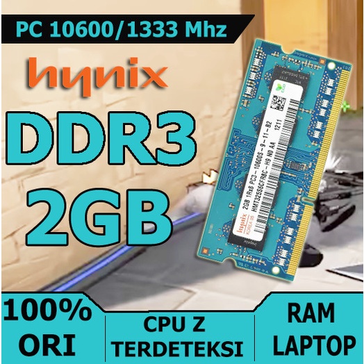 RAM laptop ddr3 2gb 10600