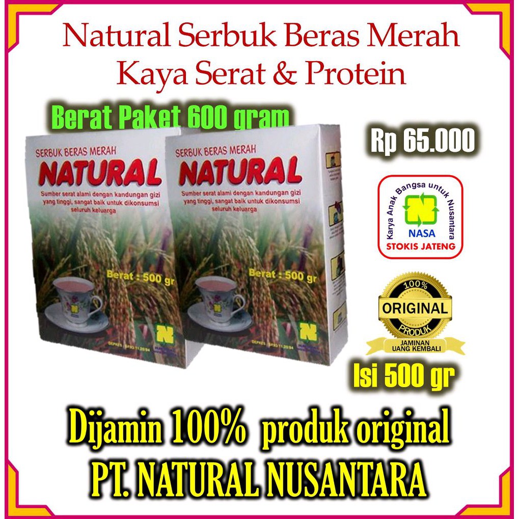 

Promo SERBUK BERAS MERAH NATURAL BESAR SBMNB Berkualitas