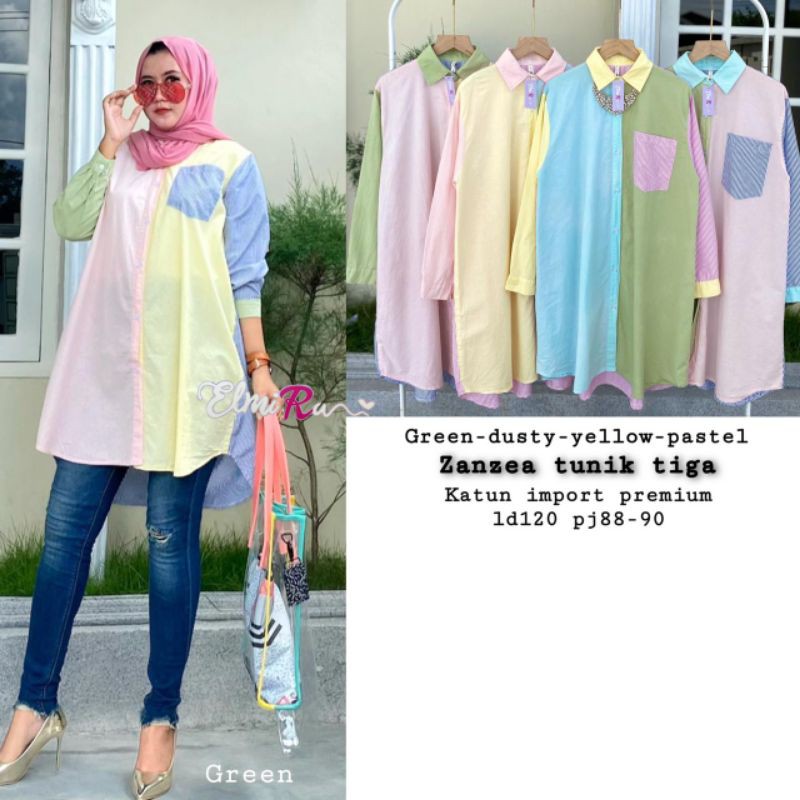 Zanzea Tunik Tiga by Elmira