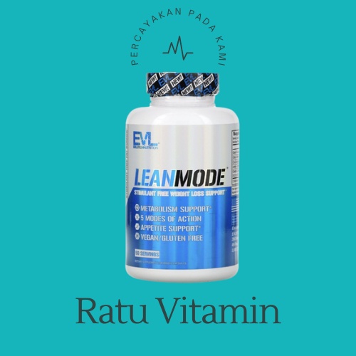 EVLution Nutrition LeanMode Lean Mode Penghancur Lemak 150 Veggie Caps