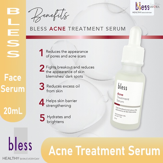 Bless Acne Treatment Serum 20 ml | Serum Untuk Jerawat