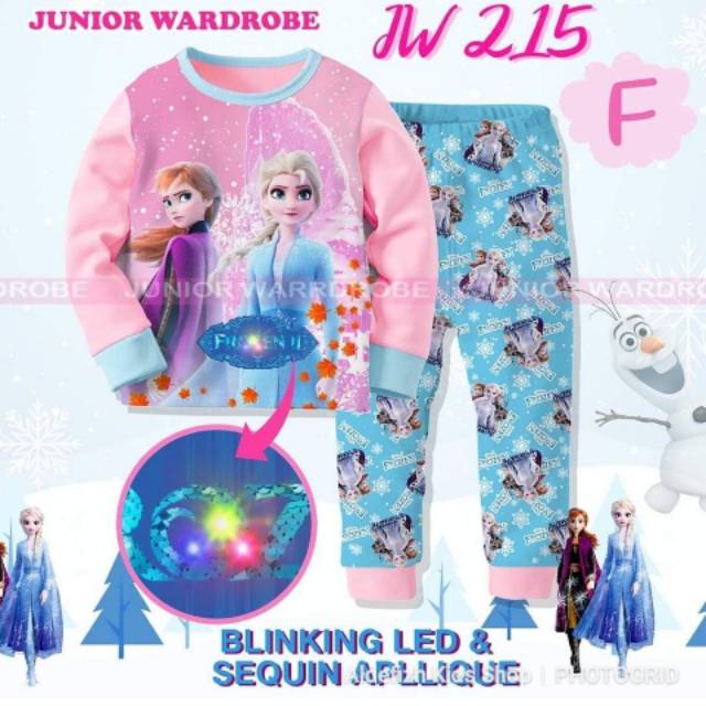 Piyama Frozen  2 in 1 IMPOR ( 2 sd 7y )