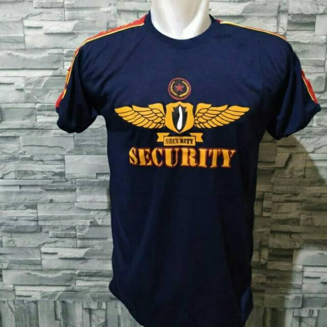 Kaos security/baju security premium