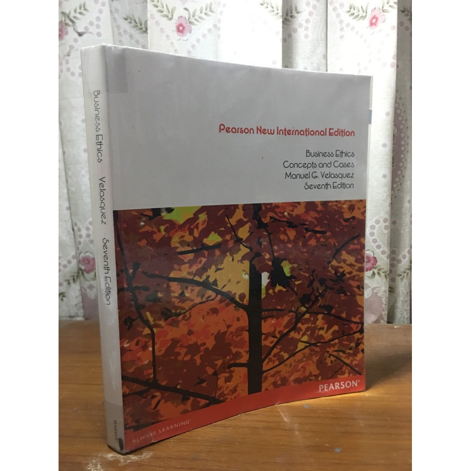 Jual Mulus Buku Business Ethics Concepts and Cases Manuel G. Velasques