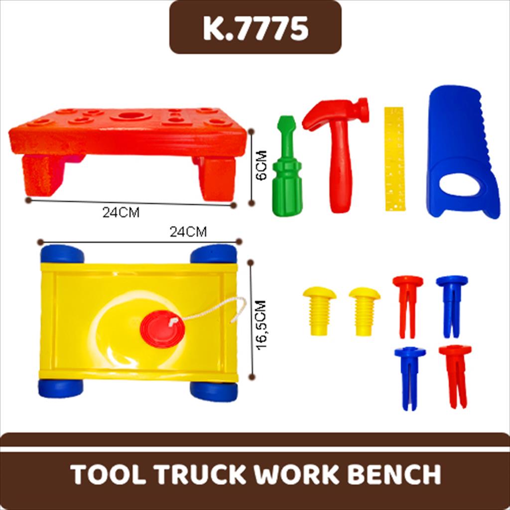 Mainan Anak Cowok Perkakas/ Mainan Tool Truck Work Bench 7775