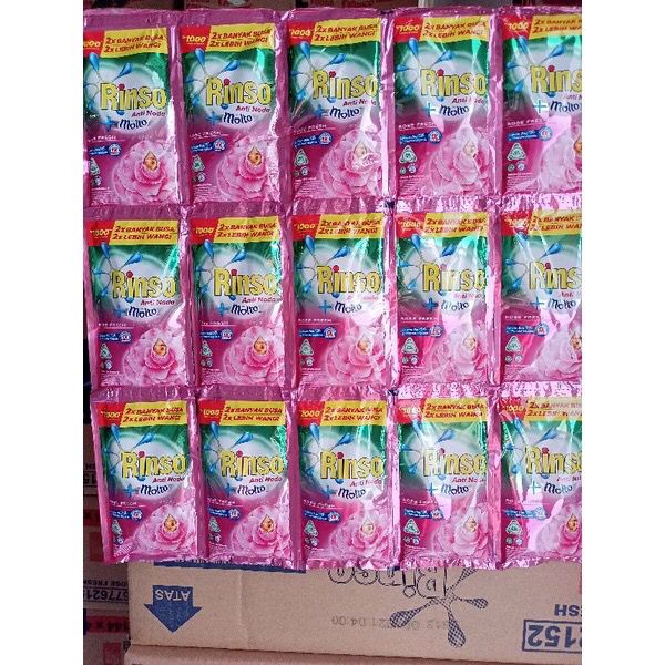 DY ~ ISI 6 SACHET ~ UNILEVER Rinso Cair / Rinso Cair 1000