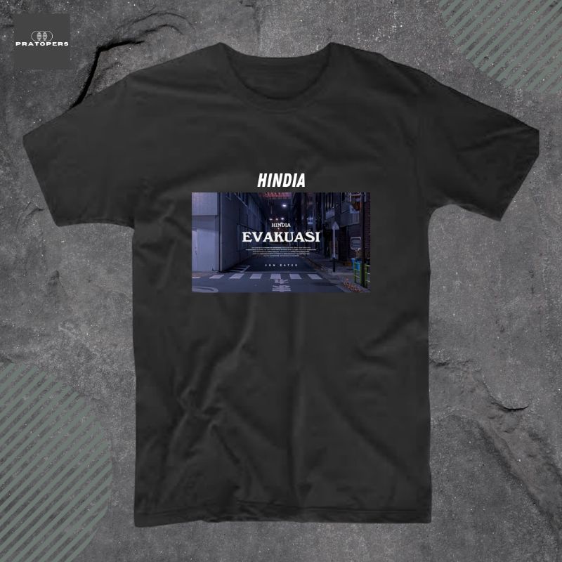 Baju Kaos Band Hindia | Kaos Album Hindia Evakuasi