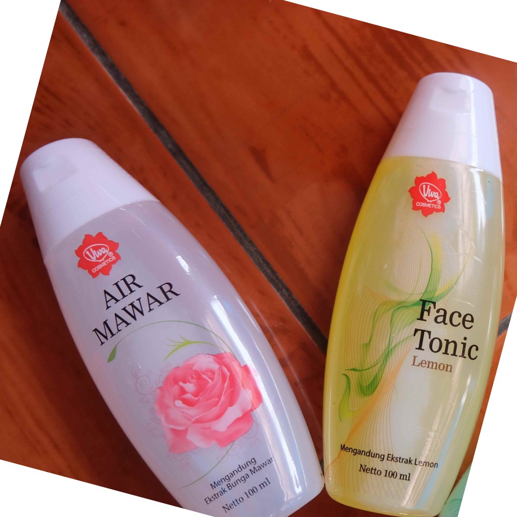 Face Mist Perpaduan Air Mawar Dan Face Tonic Lemon 1 Paket Indonesia