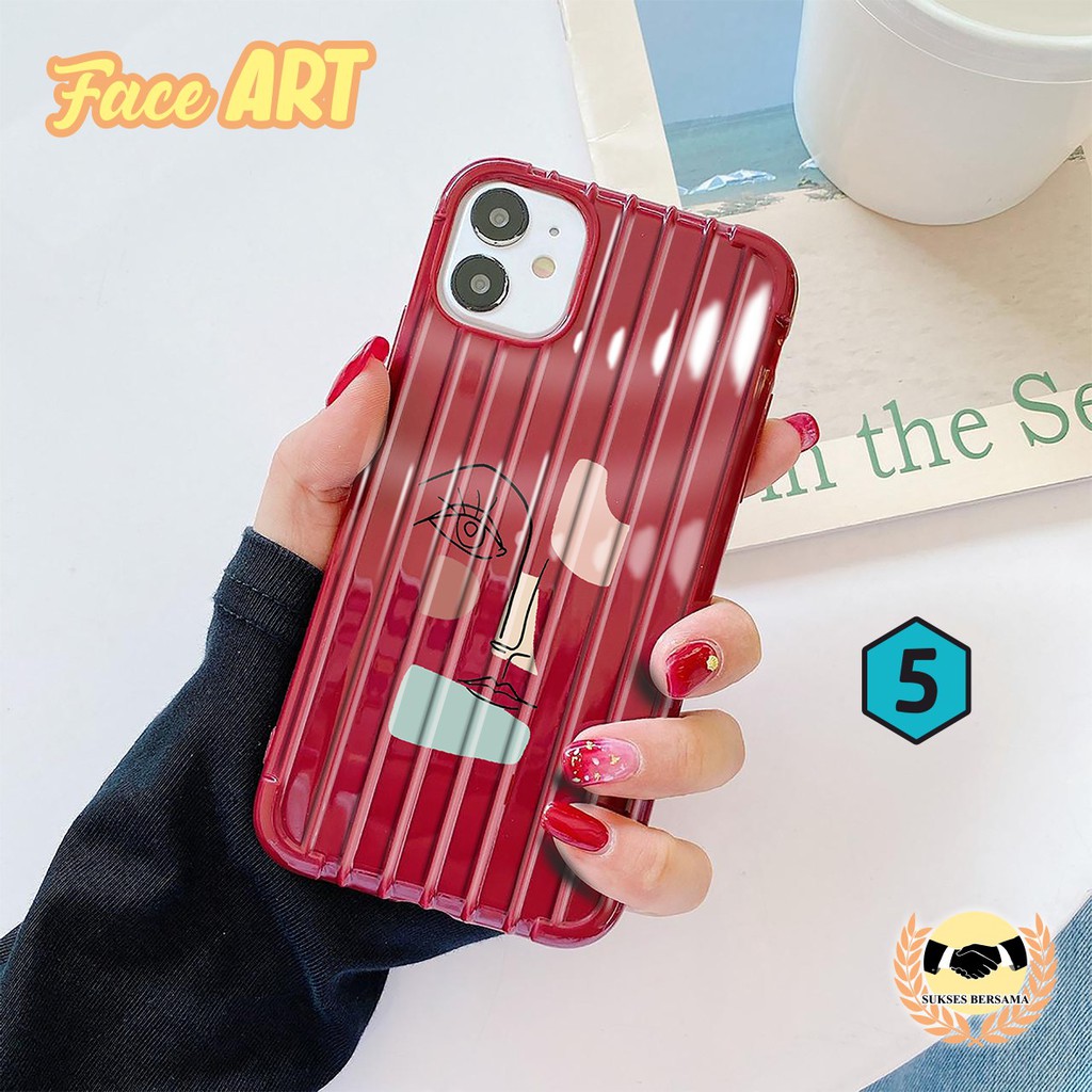 Softcase FACE ART Oppo A3s A1k A5 A9 2020 A7 F9 A5s A31 A52 A92 A37 A53 A83 F1s F11 Pro Reno BSB2227